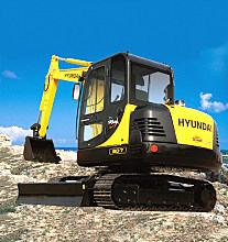 现代R60-7挖掘机图片