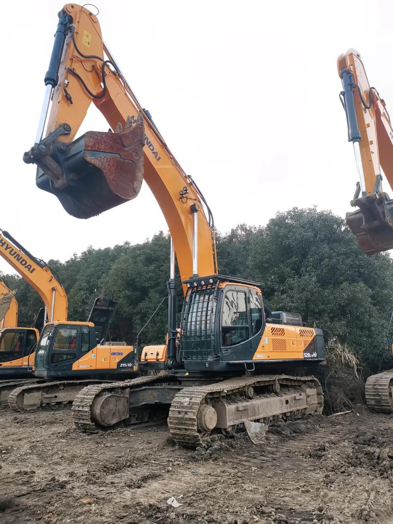多台原装进口现代520挖掘机#挖掘机 #二手挖机 #现代挖掘