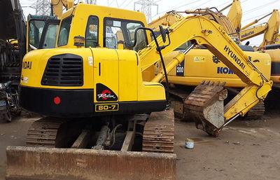二手现代80-7挖掘机