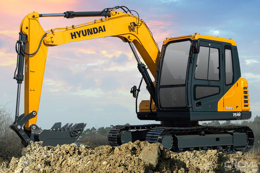 现代r75vs履带挖掘机产品性能如何